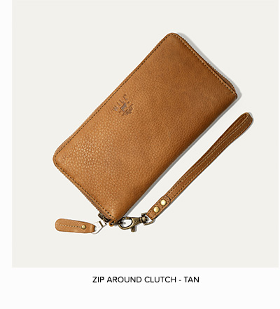 ZIP AROUND CLUTCH