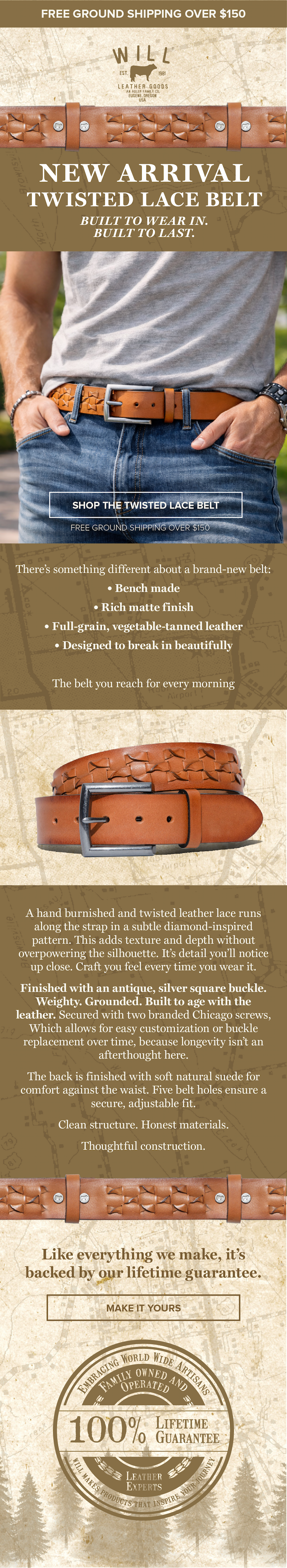 Shop Twisted Lace Belt