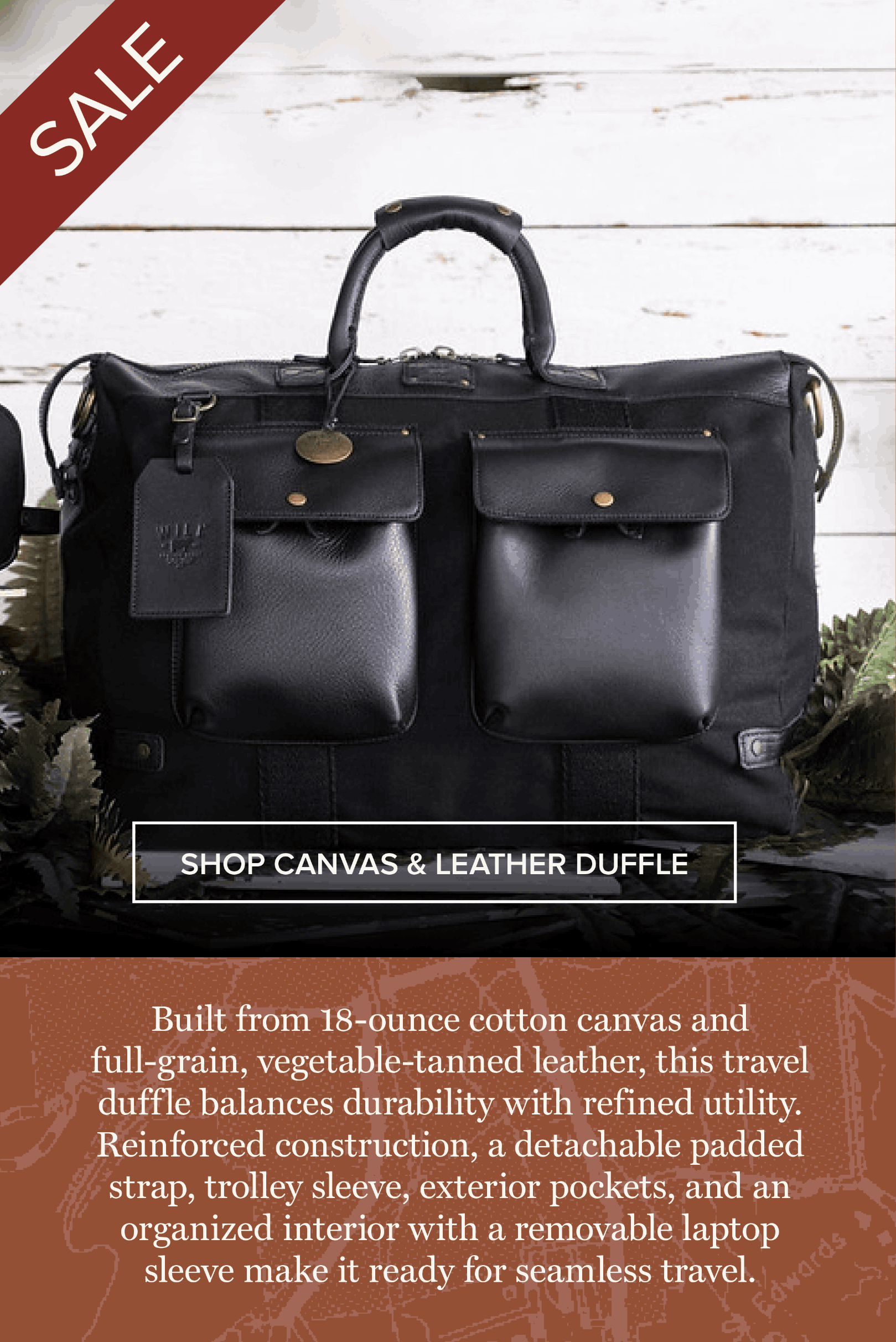Shop Canvas & Leather Duffle