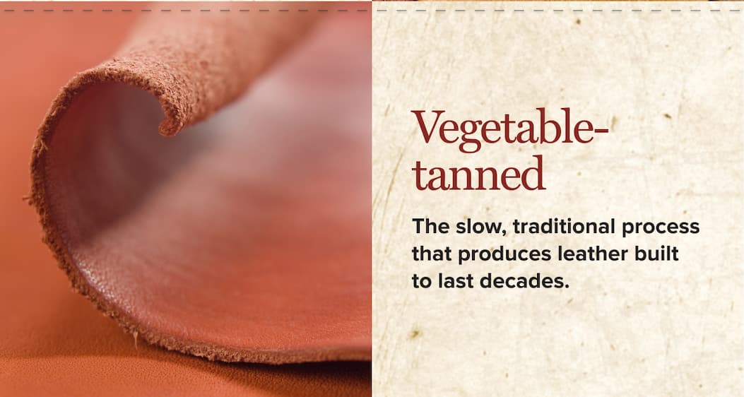 Vegetable-tanned