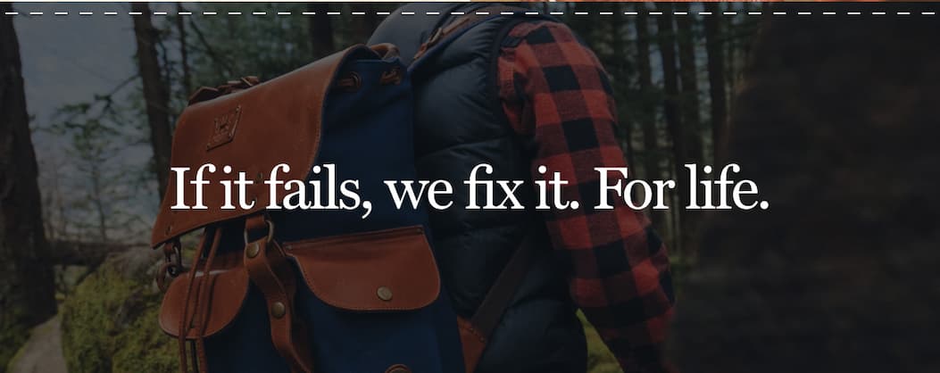 If it fails, we fix it. For life