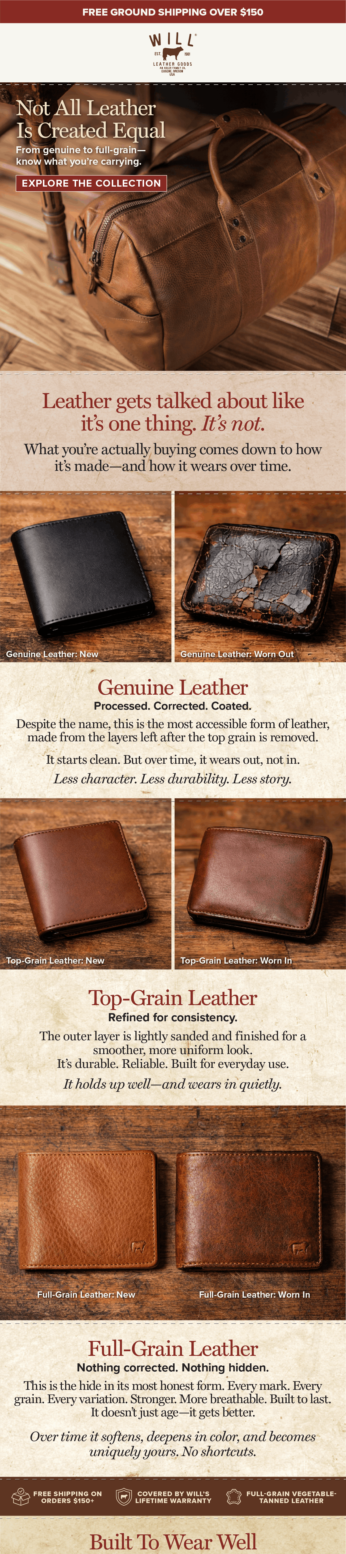Shop Signature Leather Collection