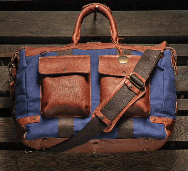 The Canvas and Leather Travel Duffle