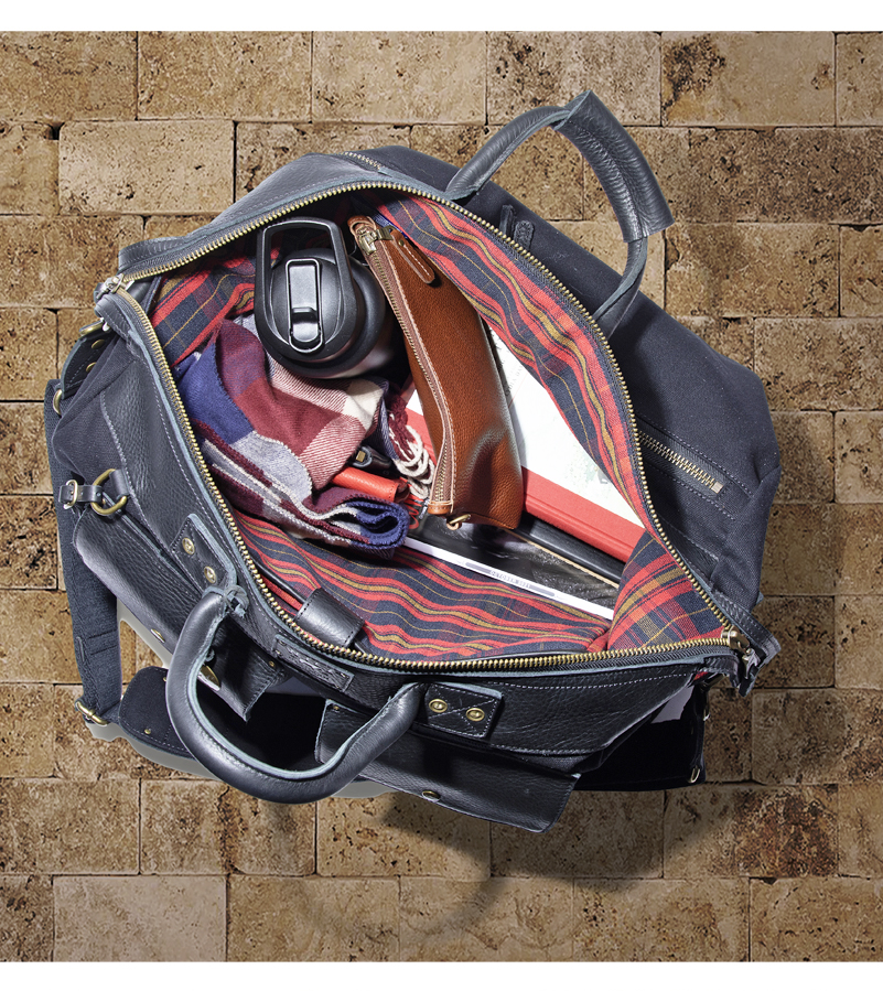 The Canvas and Leather Travel Duffle
