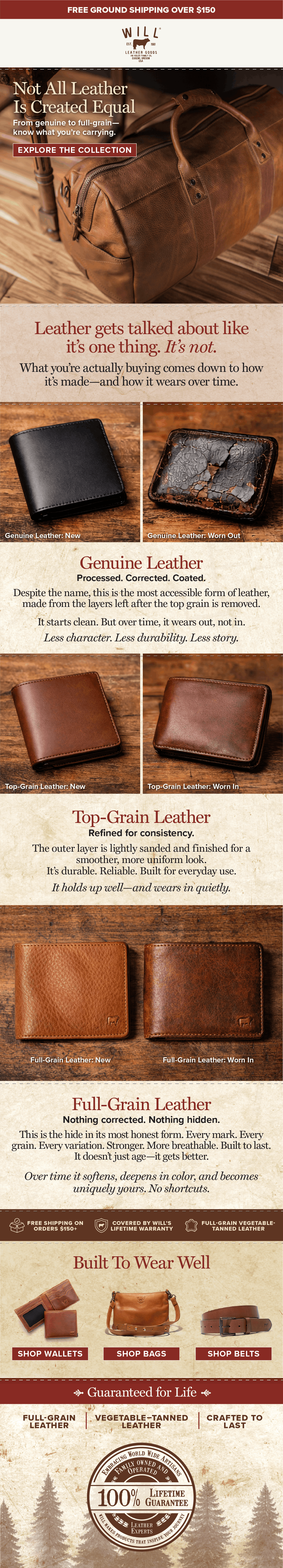 Shop Signature Leather Collection