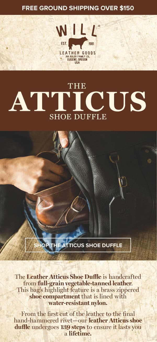 Shop Leather Atticus Shoe Duffle