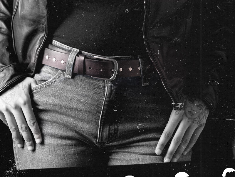 SINGLE STUDDED BELT