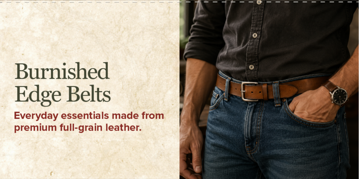 Burnished Edge Belts