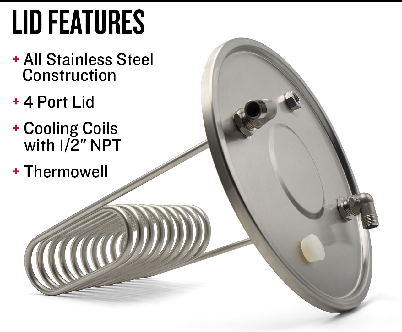 NEW Reactor Conical Cooling Lid Northern Brewer