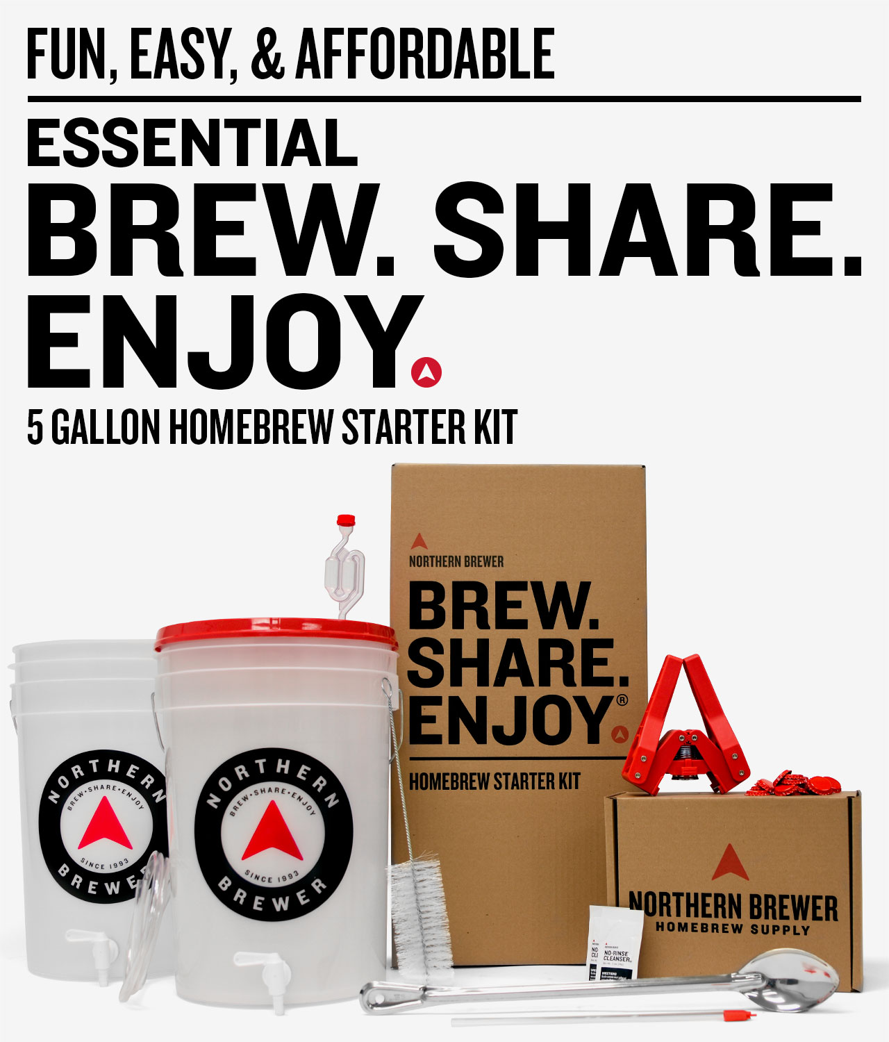 Make 🍺 at 🏠 with our Essential BSE Starter Kit! Northern Brewer