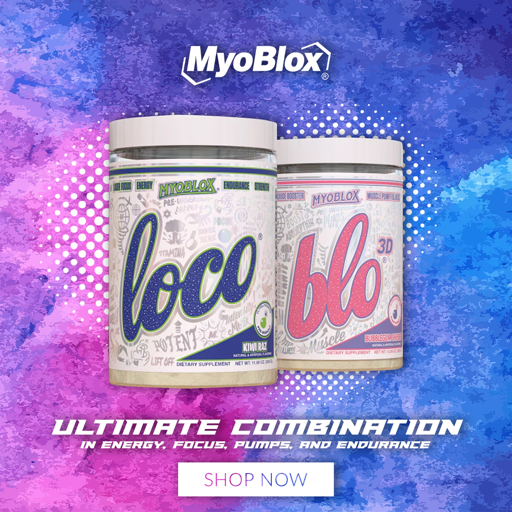 Crank Up Your Workouts With Our New PreWorkout Stack... Myoblox