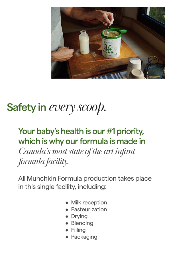 Safety in every scoop.