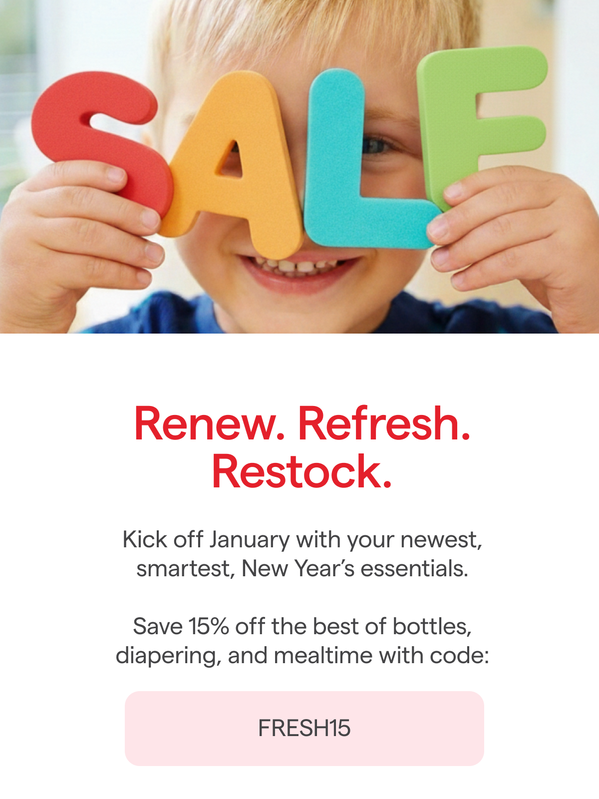 Renew. Refresh. Restock.