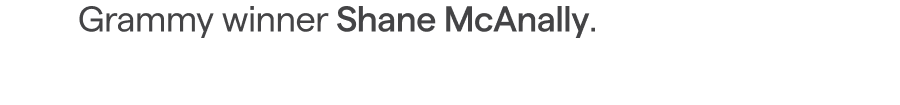 Grammy winner Shane McAnally.