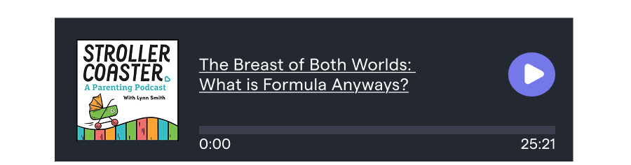 The Breast of Both Worlds: What is formula Anyways? 