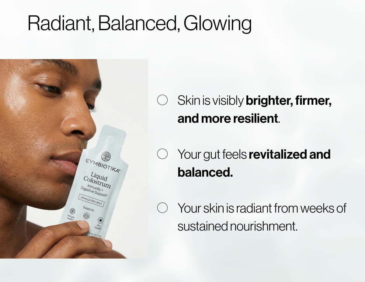 Radiant, Balanced, Glowing