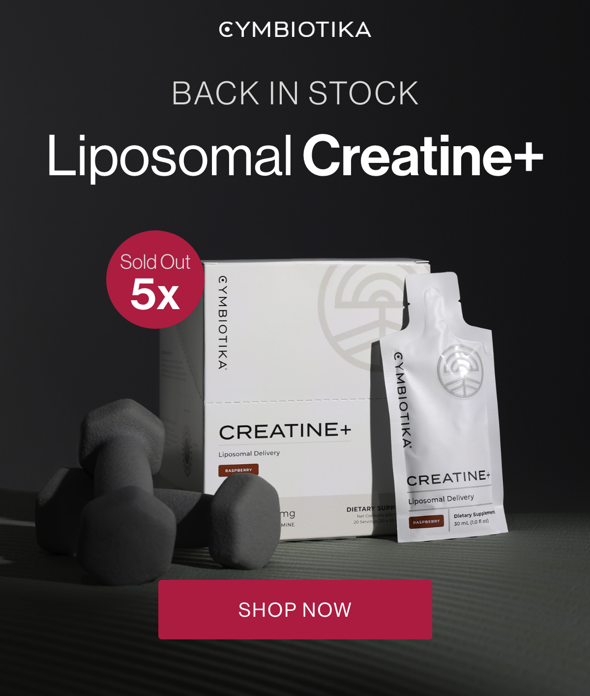 Back in Stock, Liposomal Creatine+