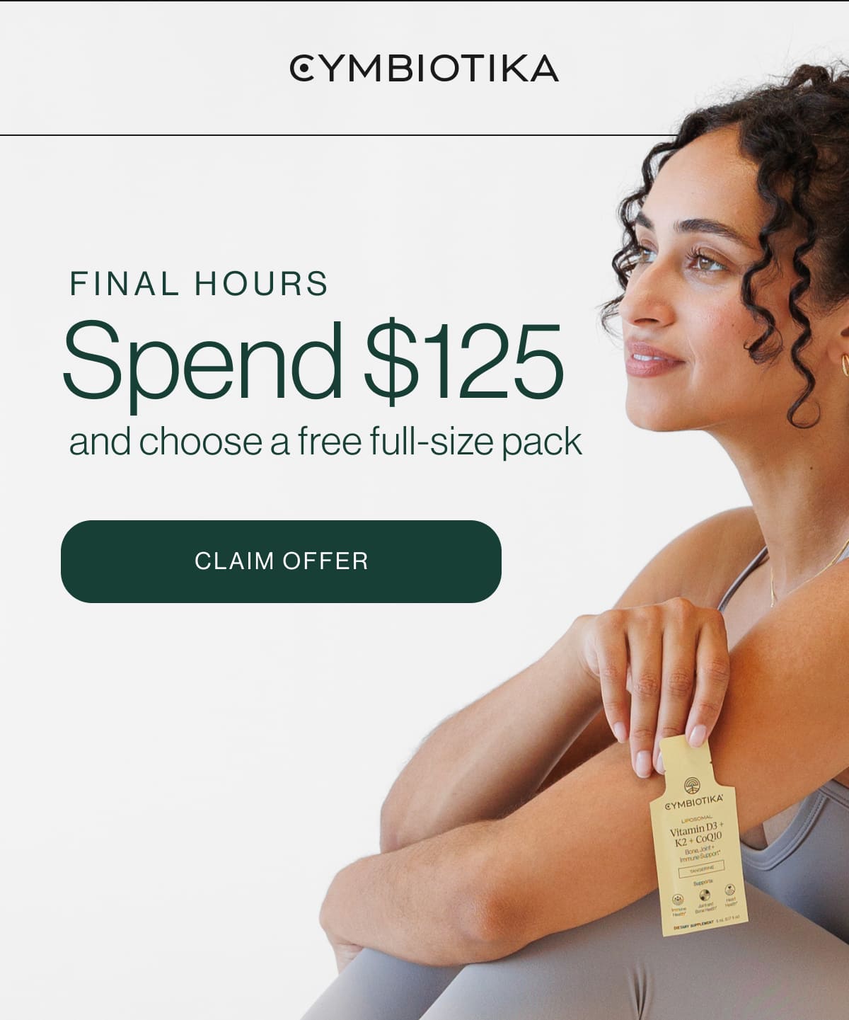 Final Hours: Spend $125 and choose a free full-size pack 