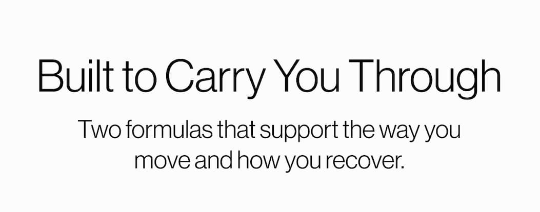 Built to carry you through