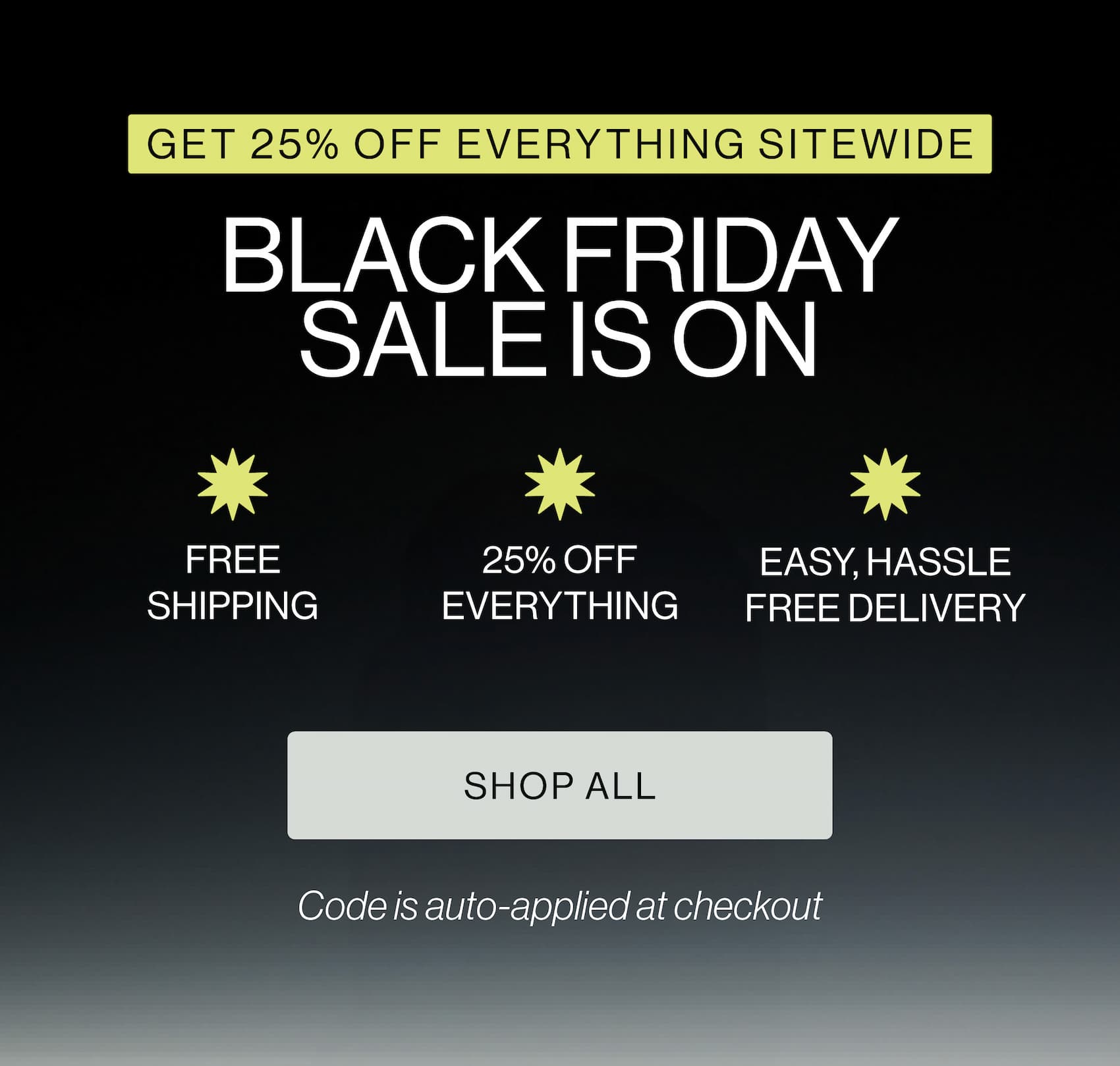 25% off sitewide
