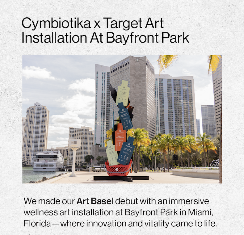 Cymbiotika x Target Art Installation At Bayfront Park
