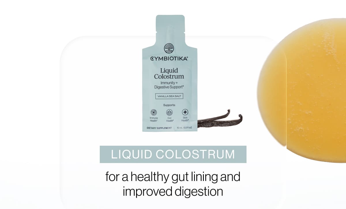 Liquid Colostrum for a healthy gut lining and improved digestion