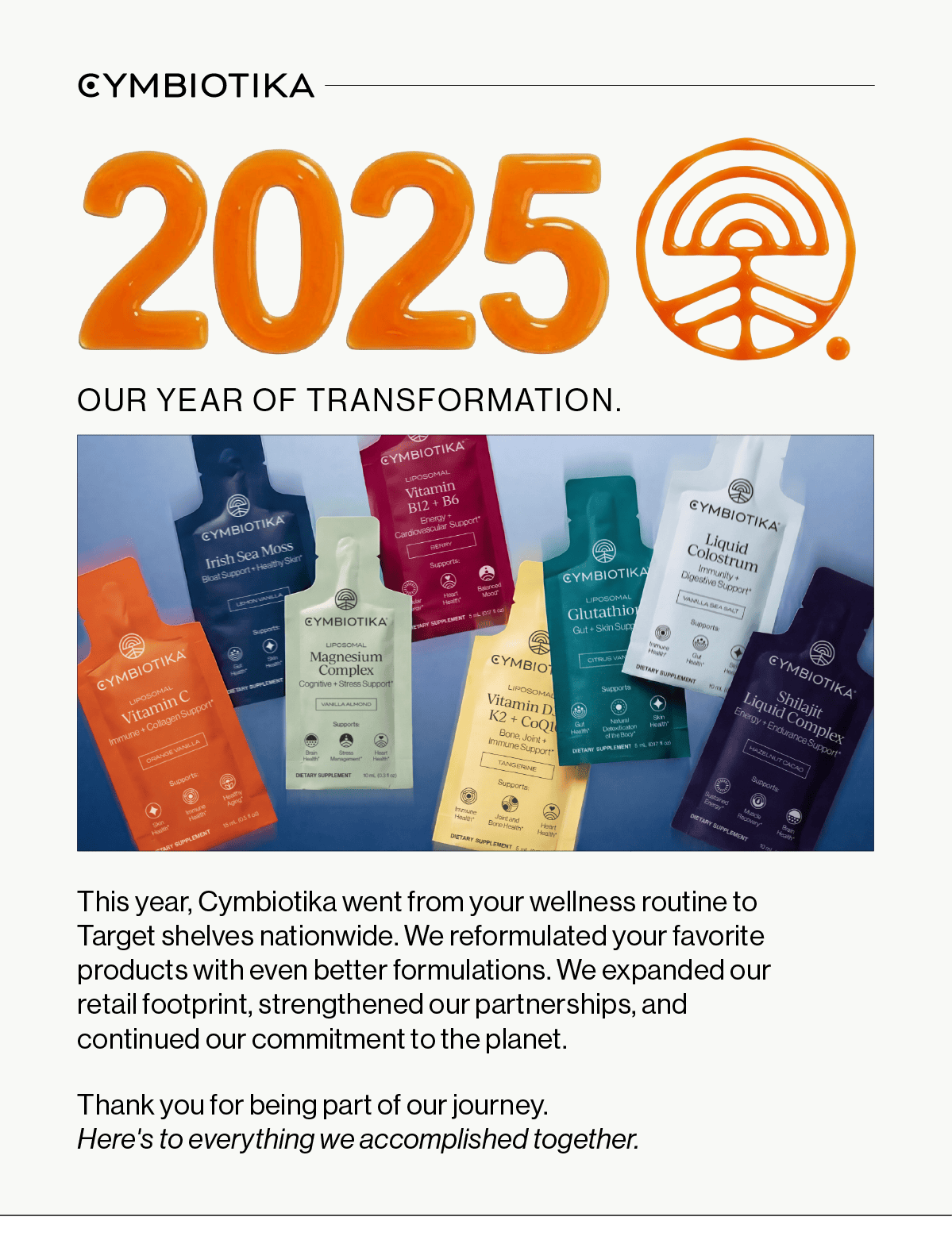 2025: Our Year of Transformation