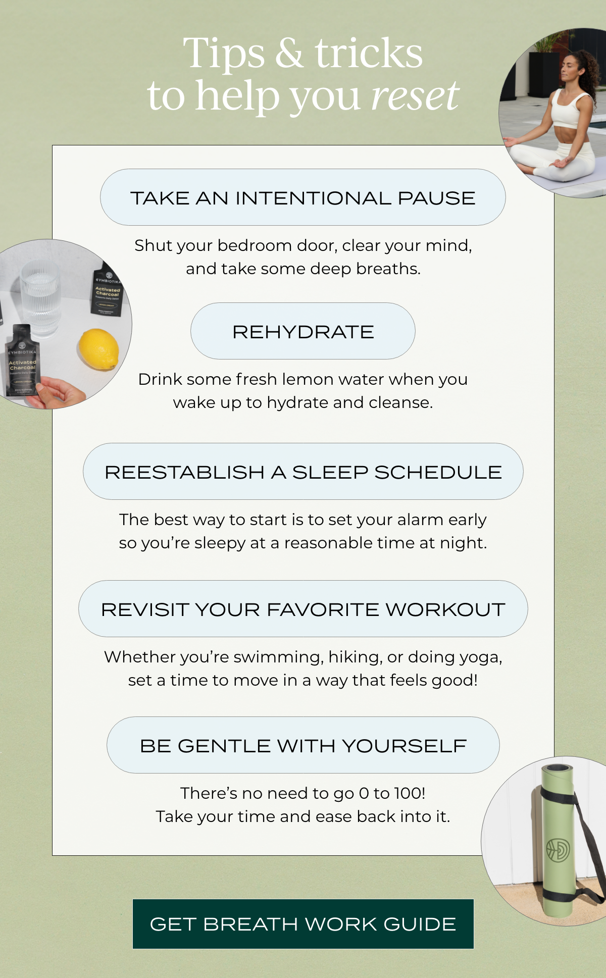 Tips & Tricks to help you reset