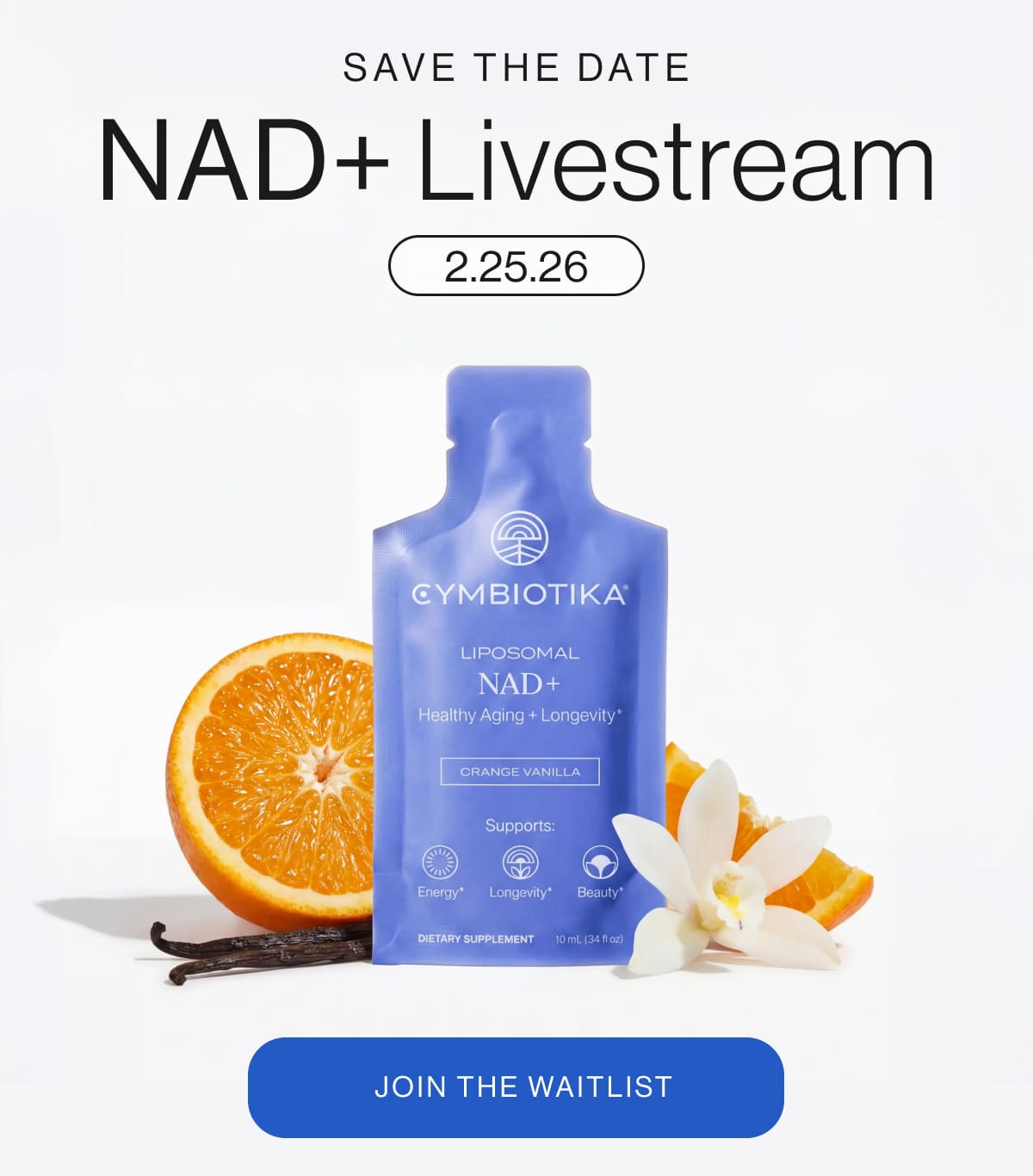 Save The Date: NAD+ Livestream