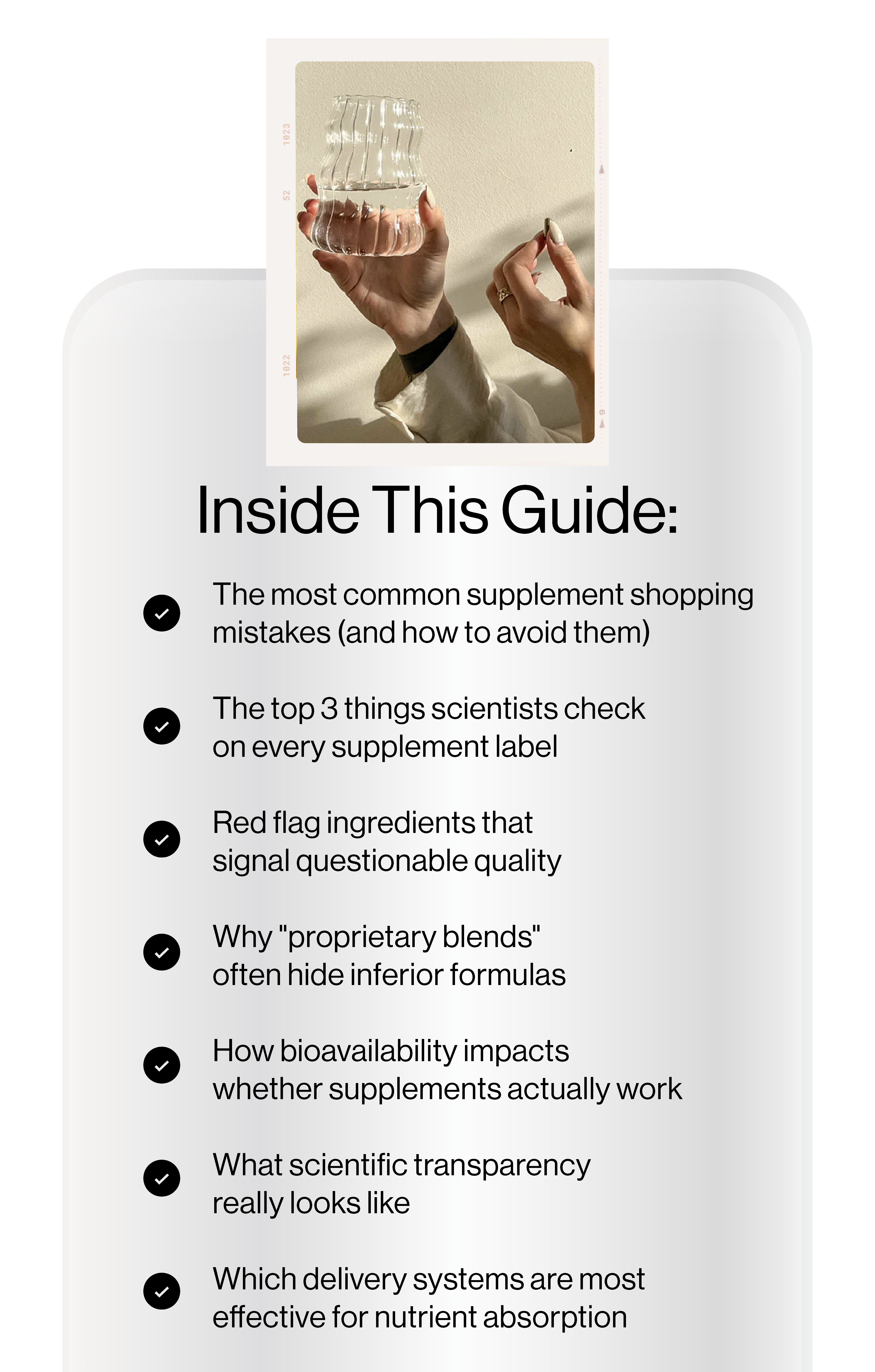 What's inside the guide