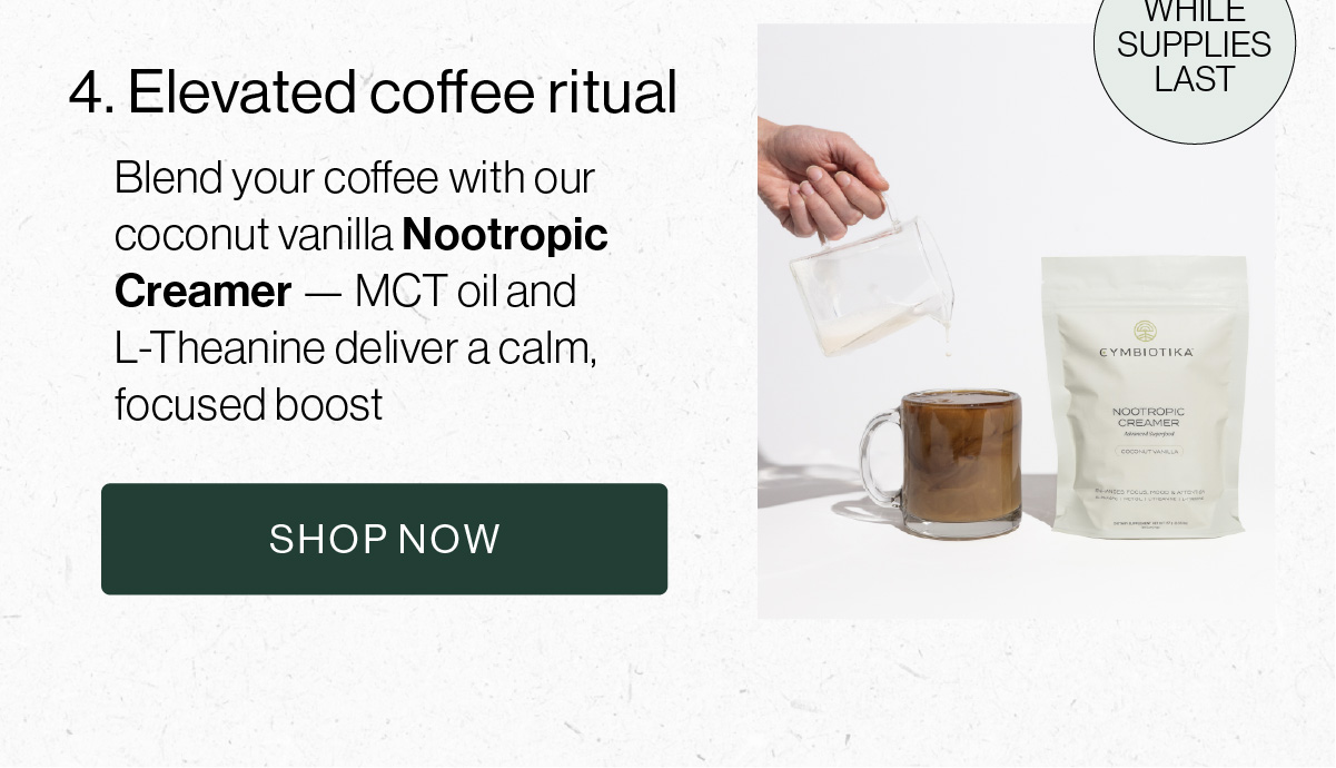 4. Elevated coffee ritual
