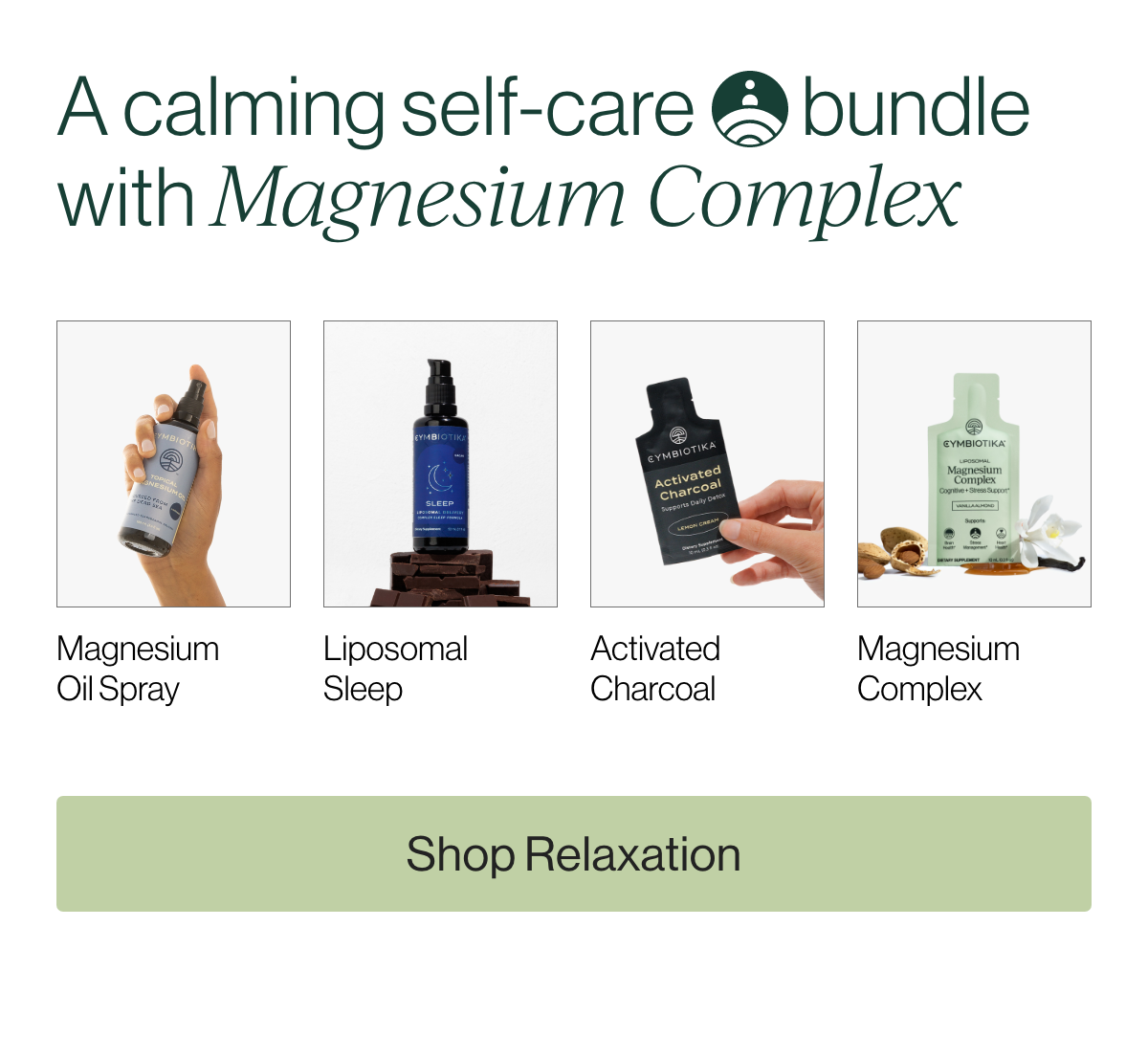 A calming self-care bundle with Magnesium Complex