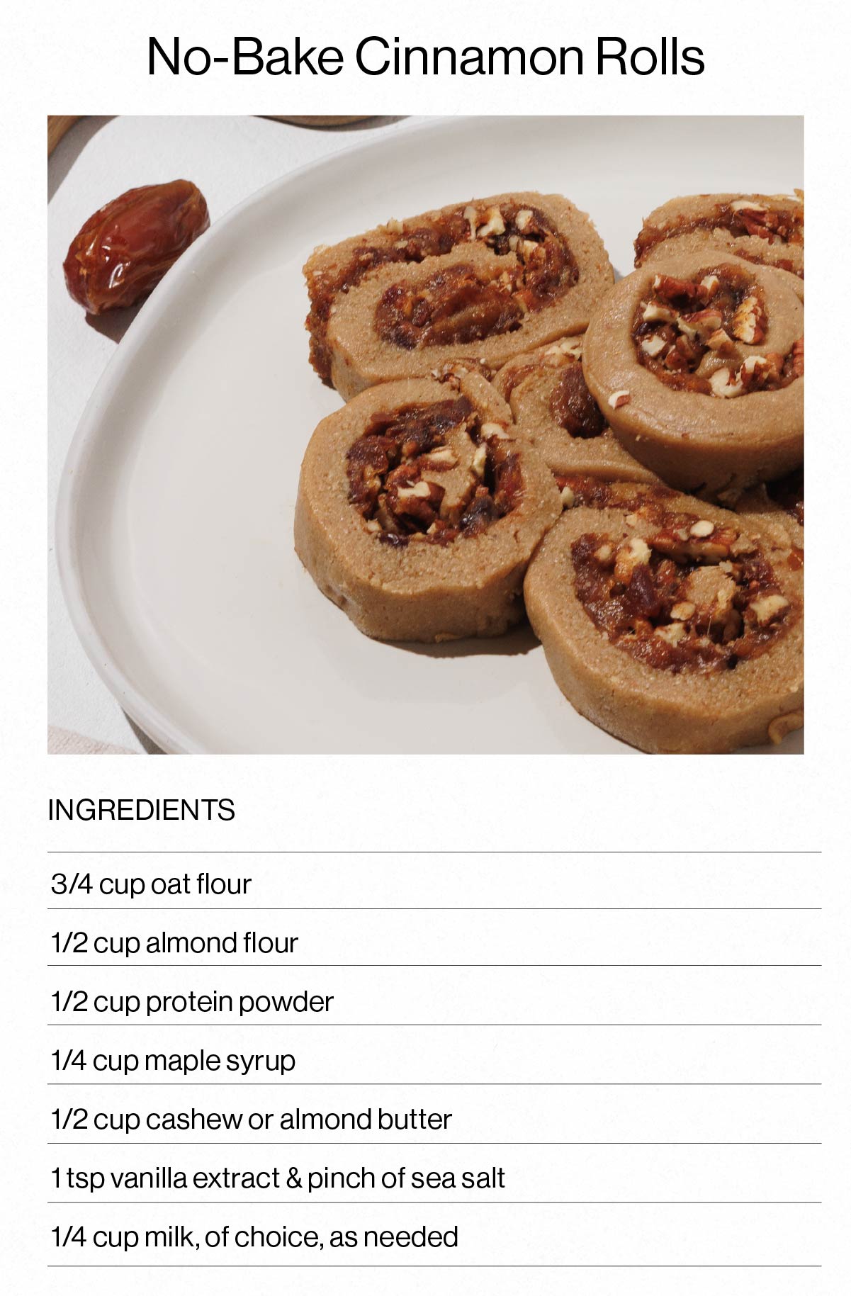 No-Bake Cinnamon Rolls