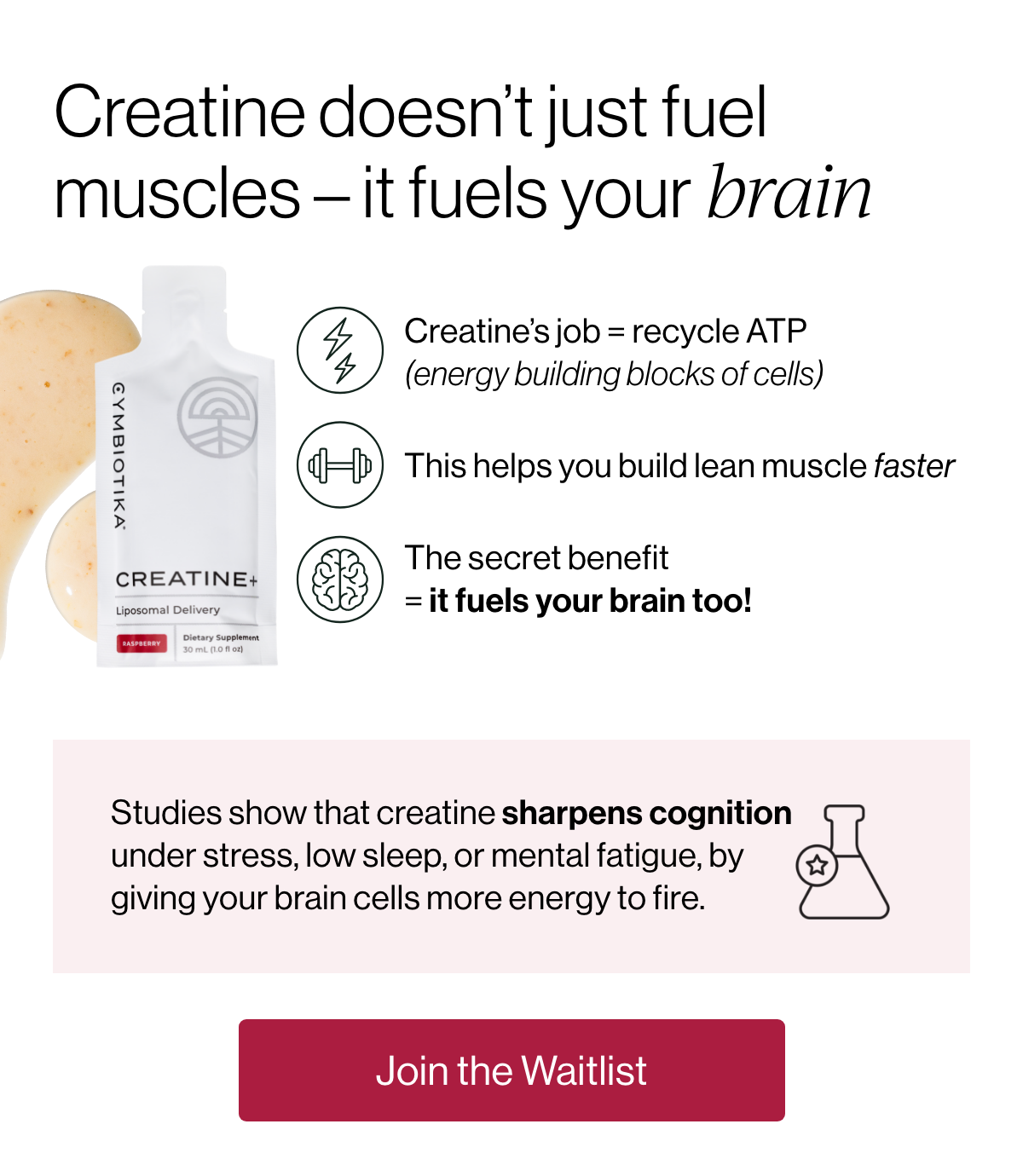 Creatine doesn't just fuel muscles - it fuels your brain