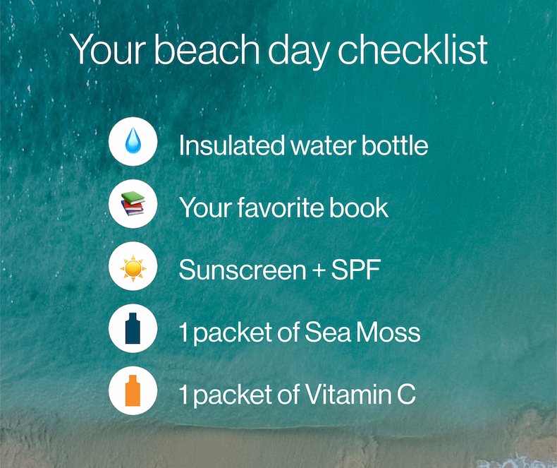 Your beach day checklist