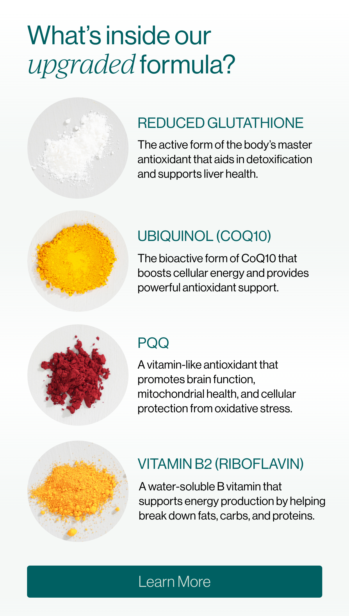 What's inside our upgraded formula?