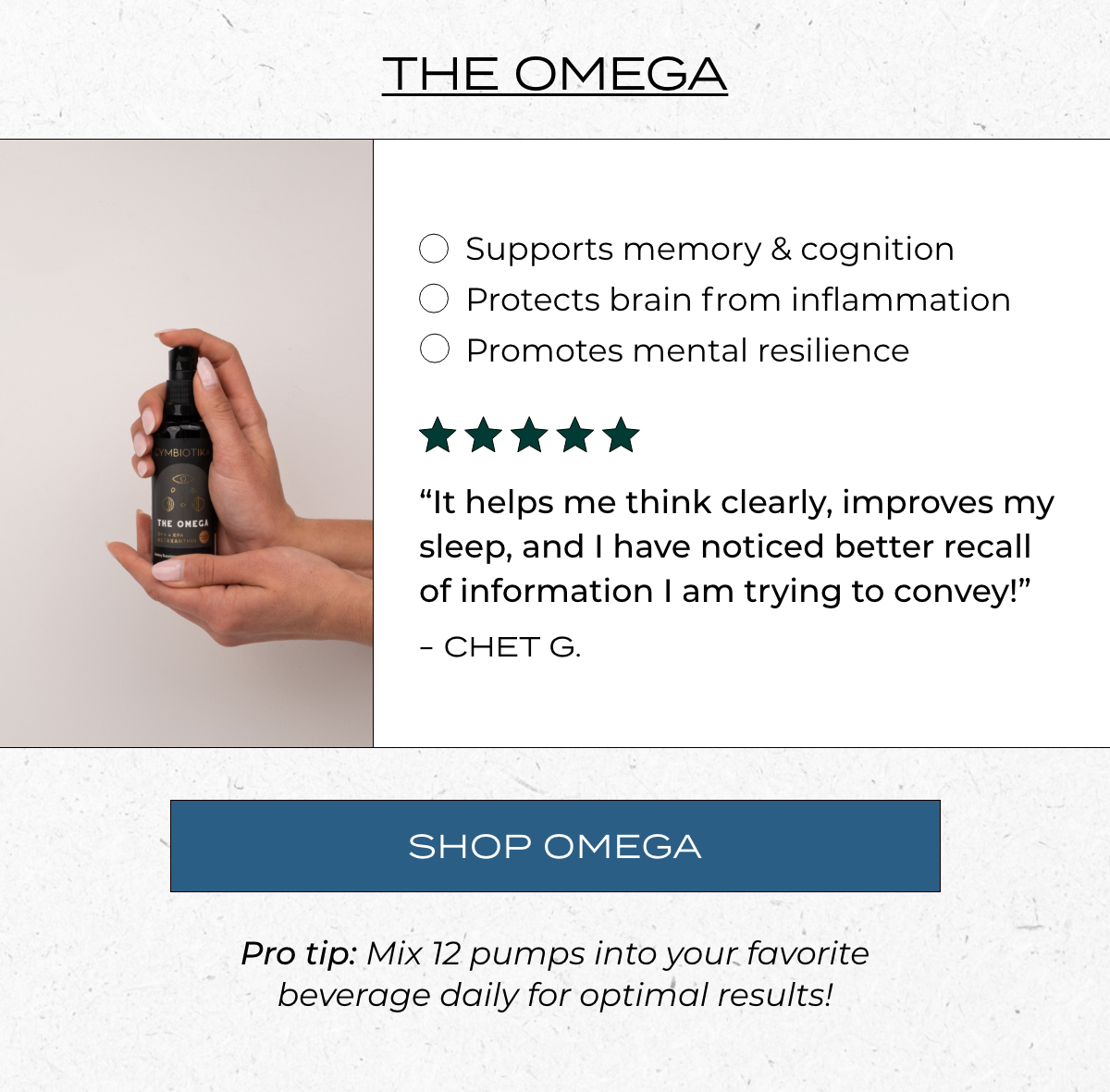 Omega - Shop Now