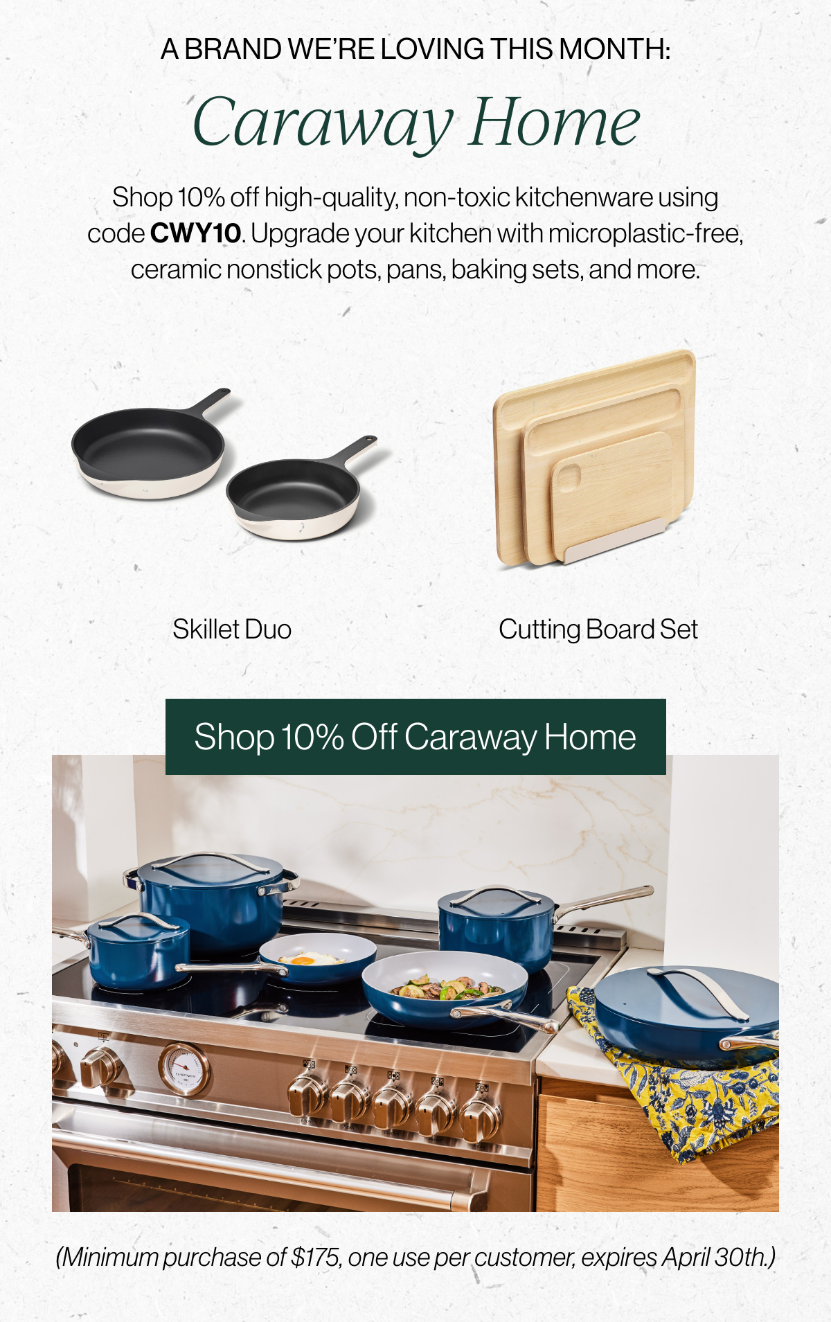 A brand we're loving this month: Caraway Home