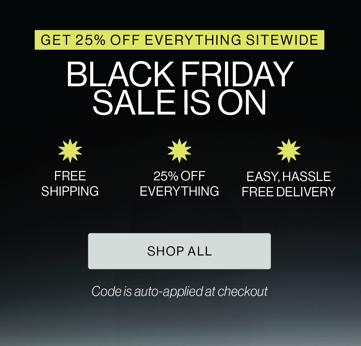25% off sitewide