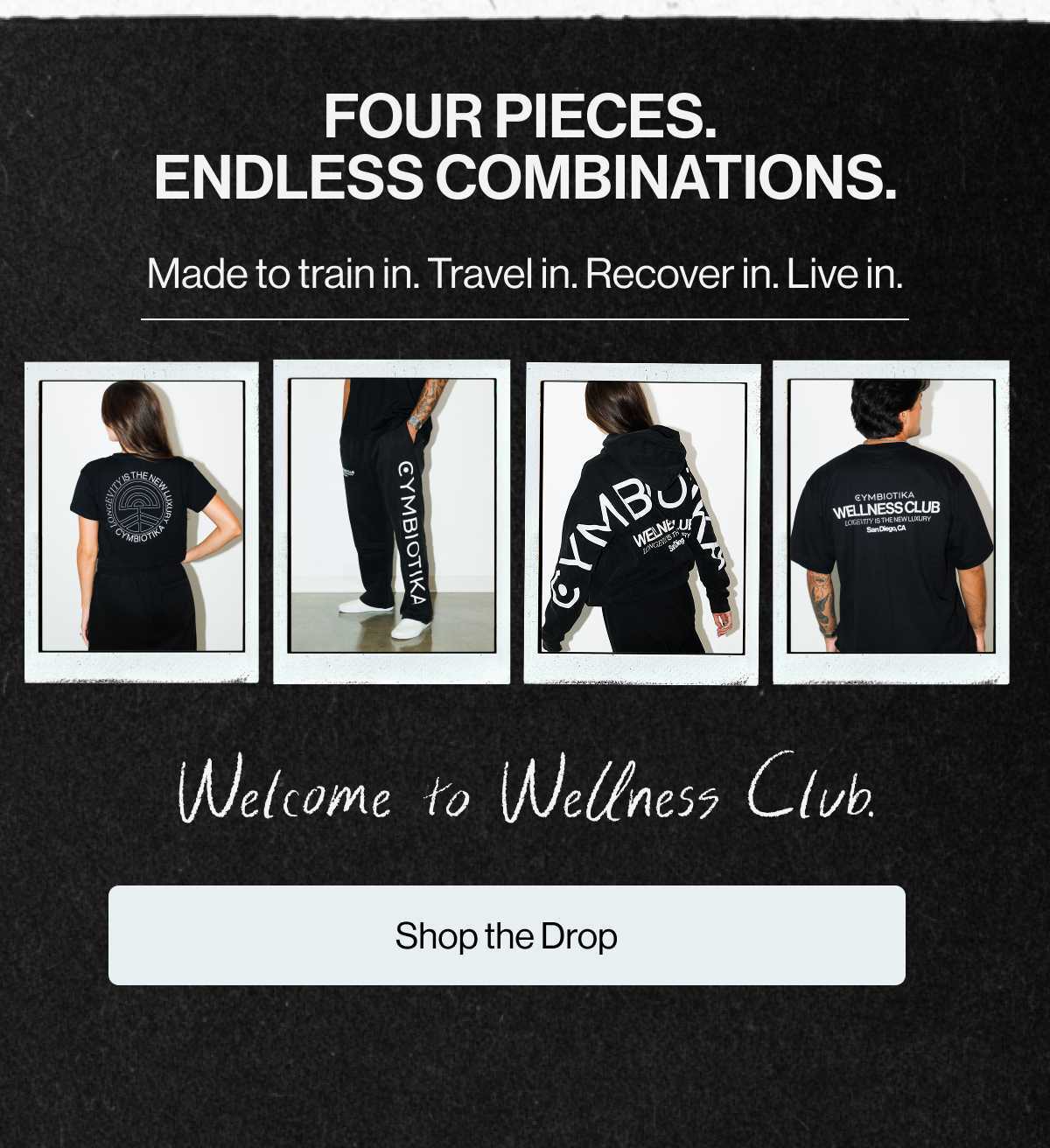 Four pieces. Endless Combinations