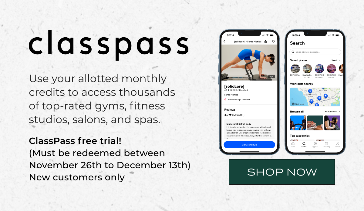 Classpass Shop Now