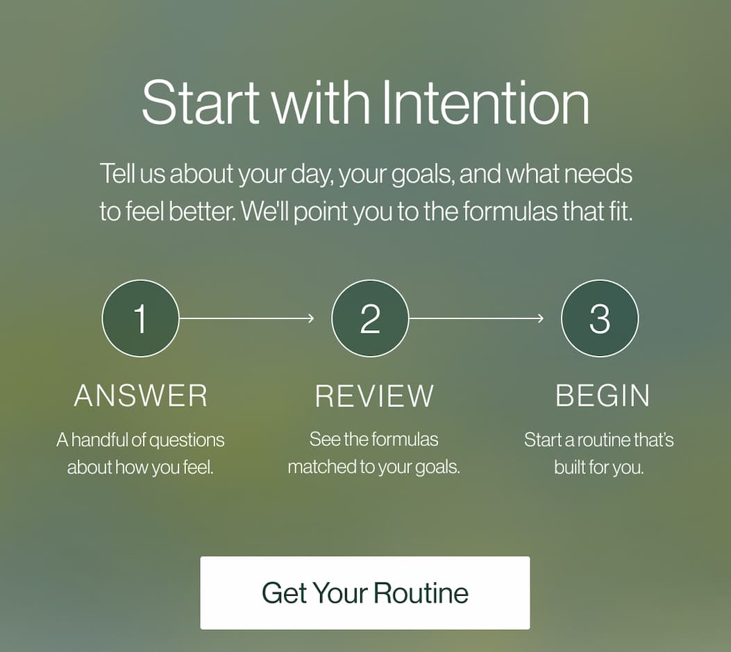 GET YOUR ROUTINE