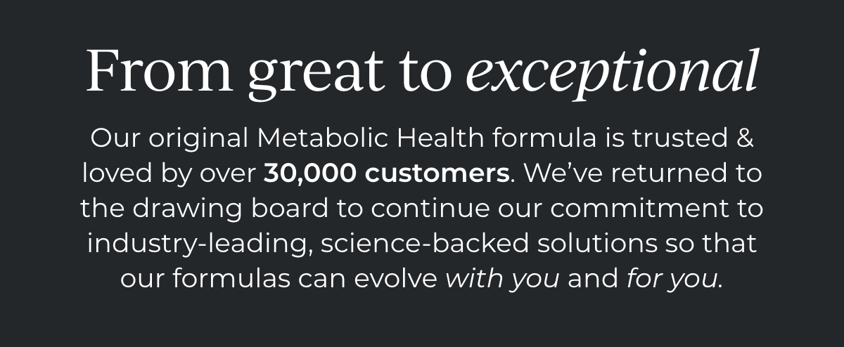 From great to exceptional