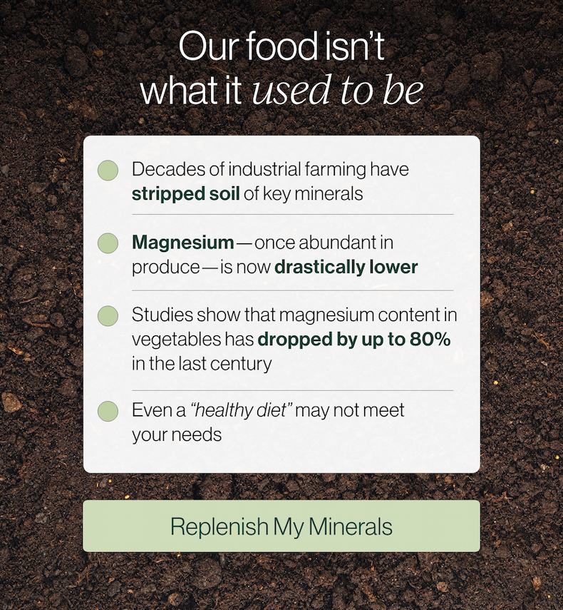 Our food isn't what it used to be