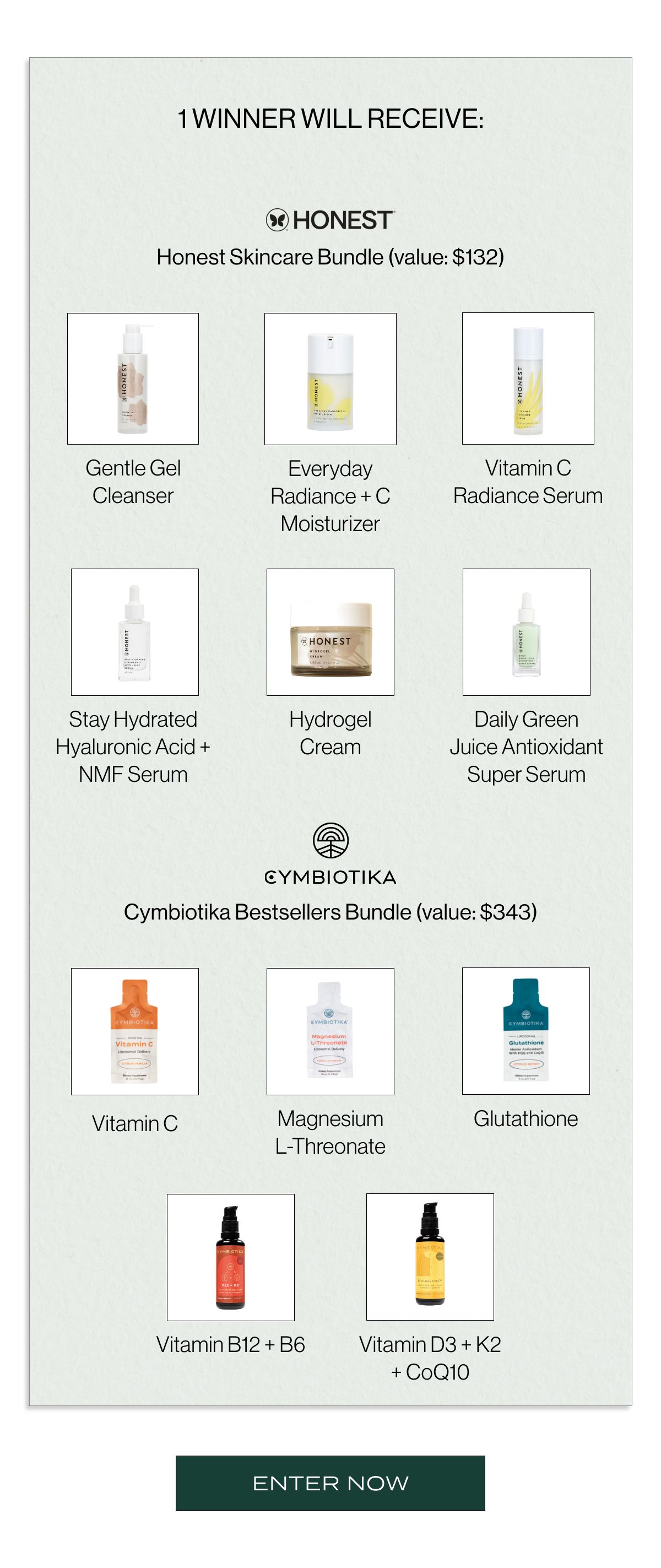 Cymbiotika X Honest Company Giveaway