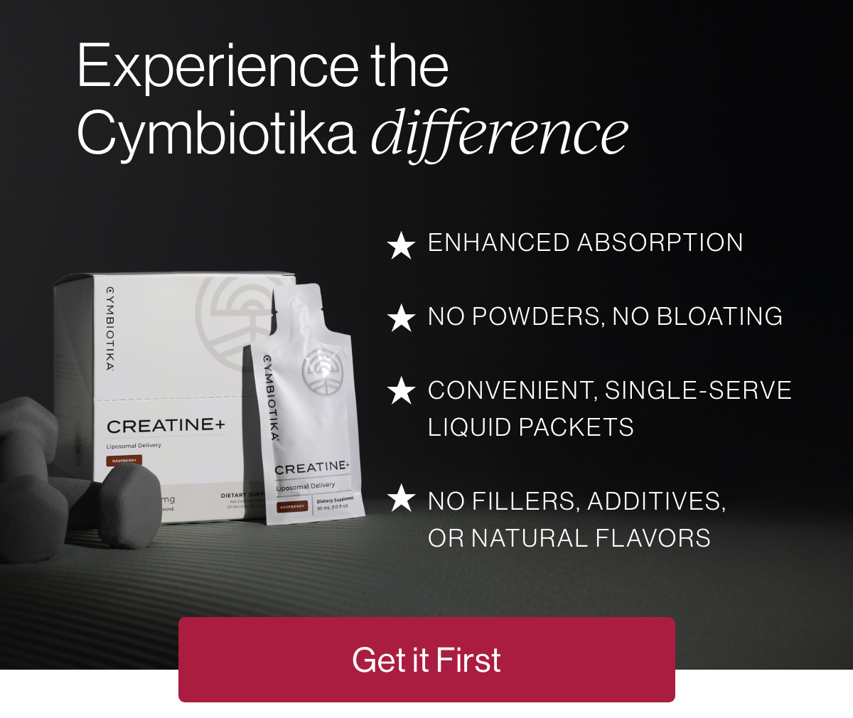 Experience the Cymbiotika difference