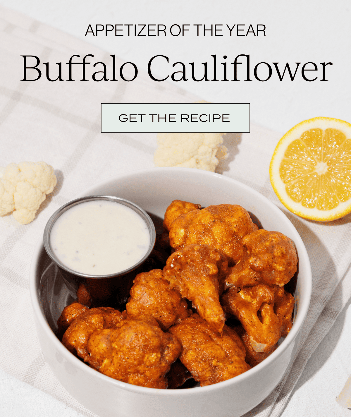 Appetizer of the Year - Buffalo cauliflower