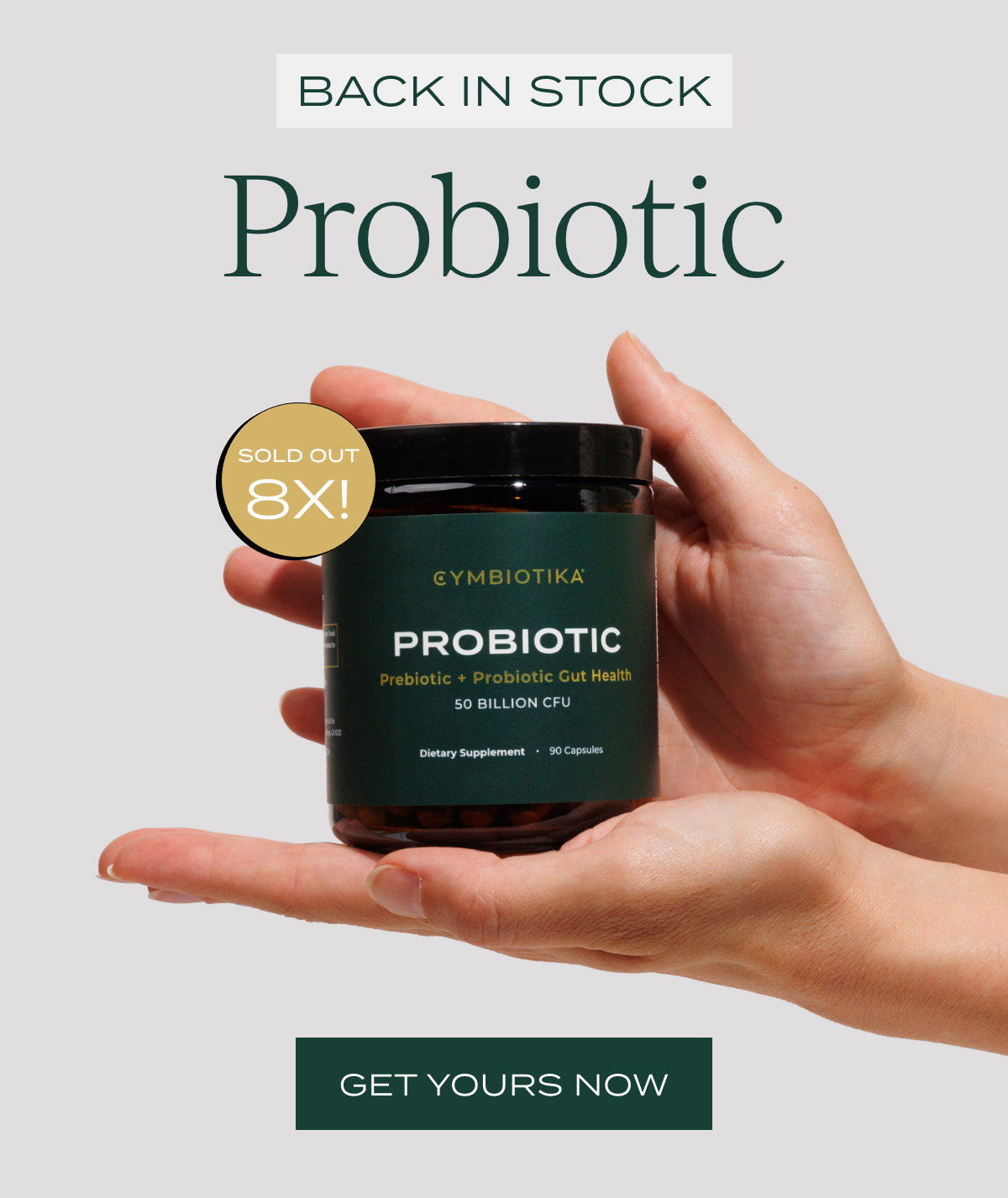 Cymbiotika - Probiotic Back in Stock