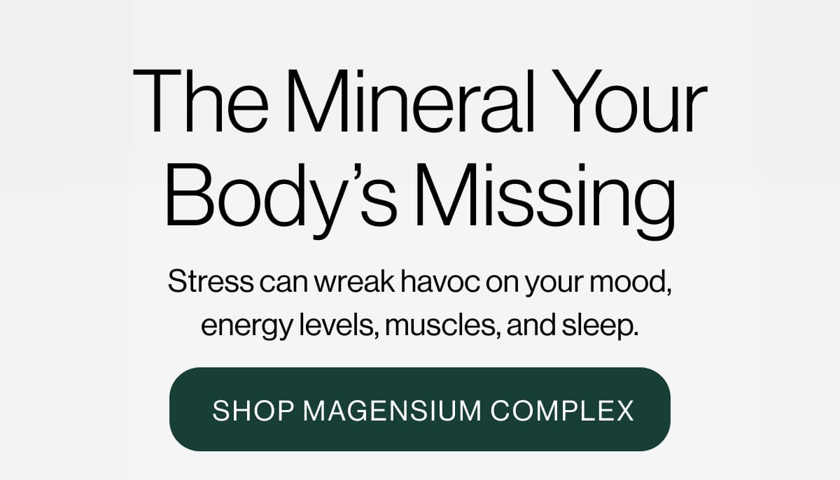 The Mineral your Body's Missing