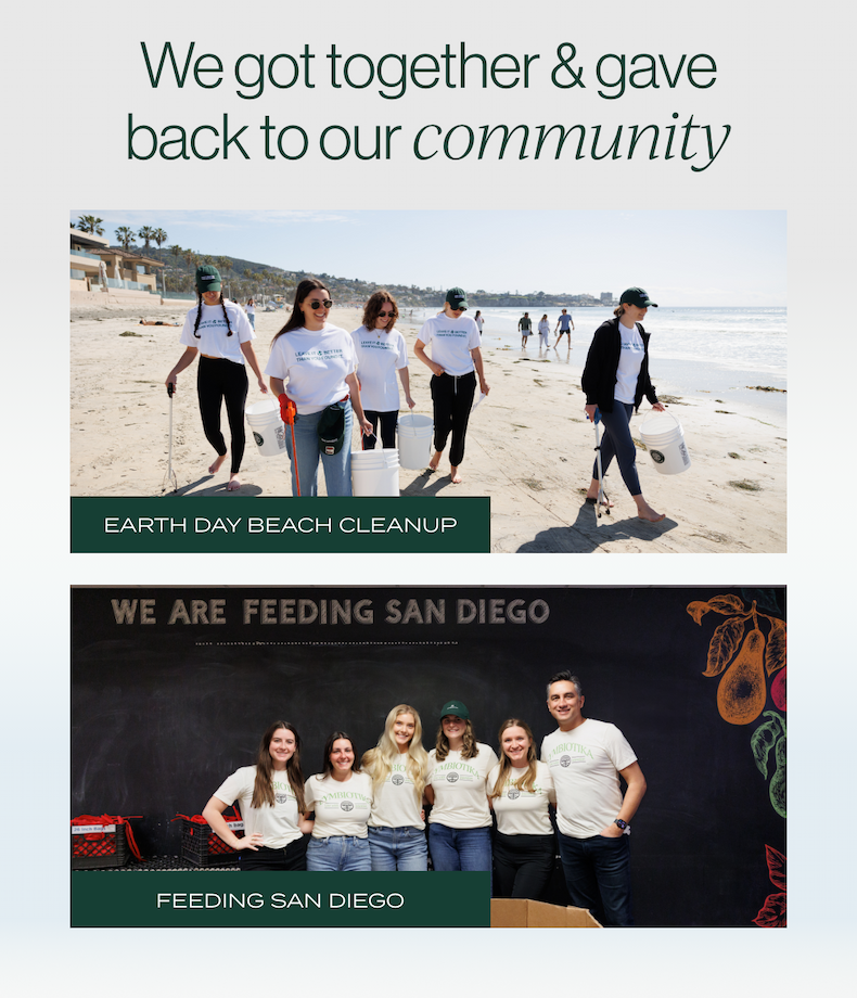 We got together and gave back to our community